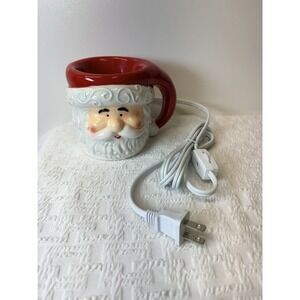 Scentsy  Merry Mug Santa Clause Toby Jug Christmas Holiday Wax Warmer Tested